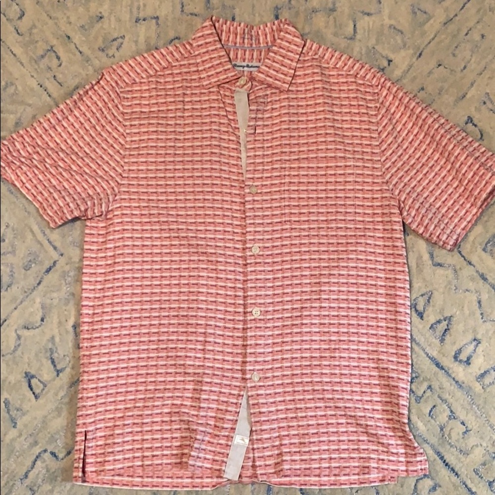 Tommy Bahama Coral Color Shirt